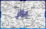 Mapa pokrytí - Pardubice