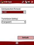 Typ CSD připojení
