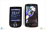 Srovnání se zařízením HTC Touch HD (maketa)