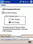 Nabíjení přes USB kabel