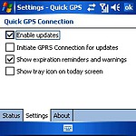 Quick GPS Connection
