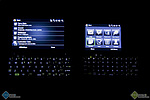 Porovnání podsvícení, Touch Pro2 nalevo, Touch Pro napravo