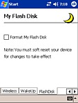 Utilitka pro formátování FlashROM disku