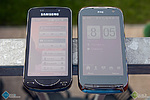 Displej (Samsung vlevo, Touch Pro2 vpravo) (2)