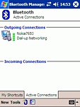 Bluetooth Manager :: Aktivní spojení