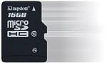 Kingston microSDHC 16GB Class 10