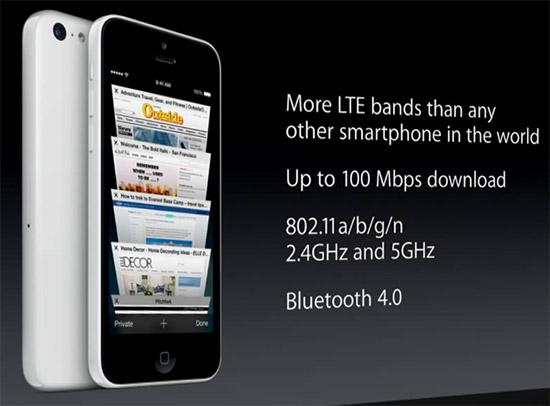 Apple iPhone 5C LTE