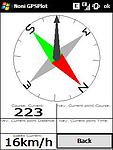 Jednoduchý kompas s azimutom