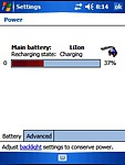 Informace o stavu baterie