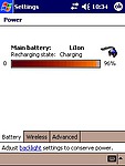 Grafické znázornění stavu baterie
