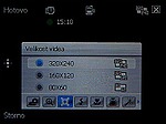 Grafické rozhraní aplikace - režim video