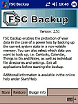 Instrukce pro použití programu FSC Backup