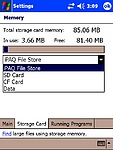 Velikost iPAQ File Store