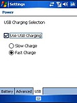 Nastavení rychlosti dobíjení přes USB