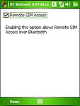 BT Remote SIM Access