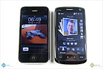 HTC Touch HD a Apple iPhone